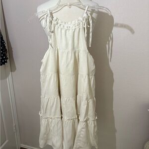 Love Riche Ivory Sleeveless Dress By Boot Barn. Size Small